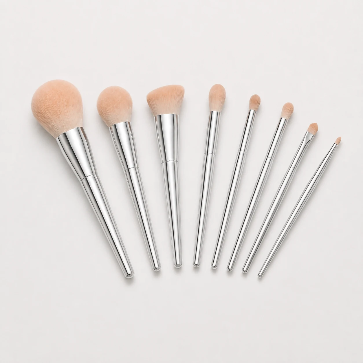 Silver brush collection development concept