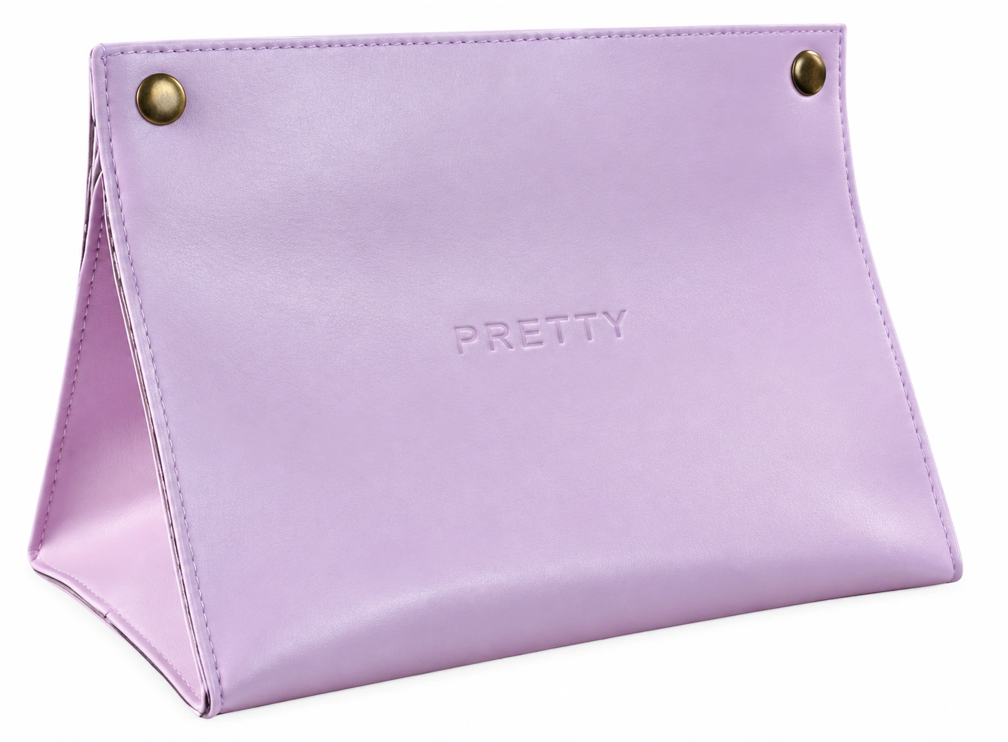 Lavender pouch, produced brush design