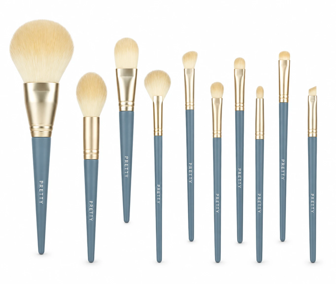 Blue-gray ten-brush family, produced brush design