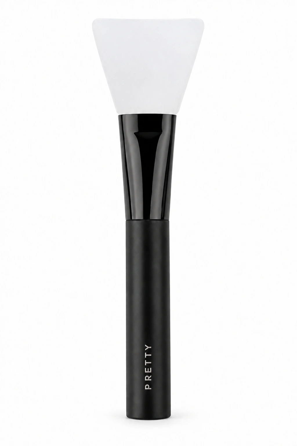 Black-handle white paddle tool, produced brush design