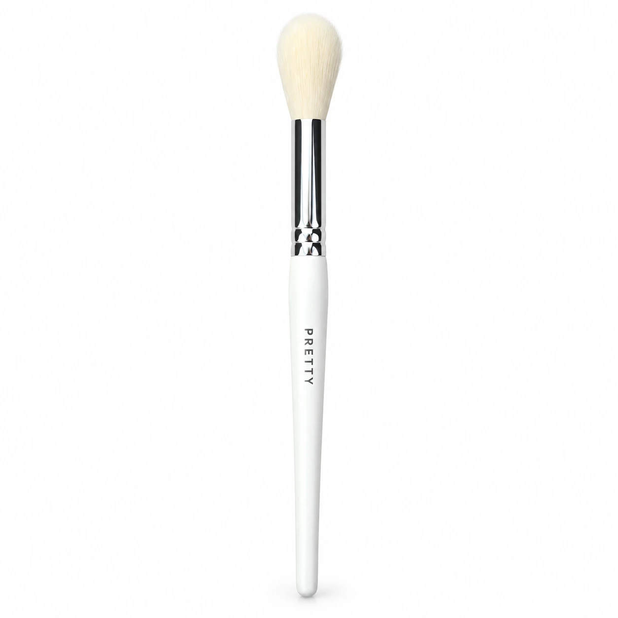 White-handle brush with a slender tapered pale head, produced brush design