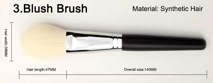BK03 Blush brush, original dimension drawing