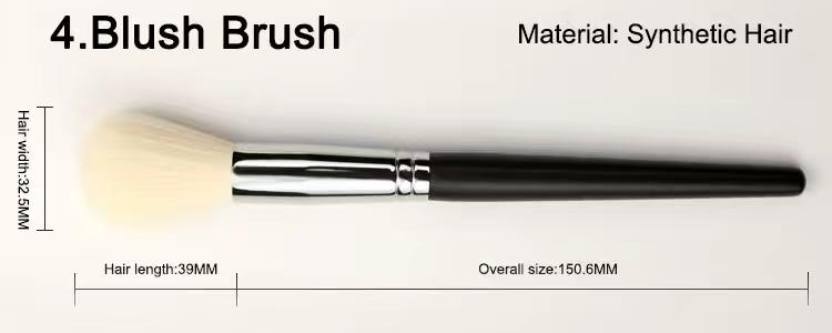 BK04 Blush brush, original dimension drawing