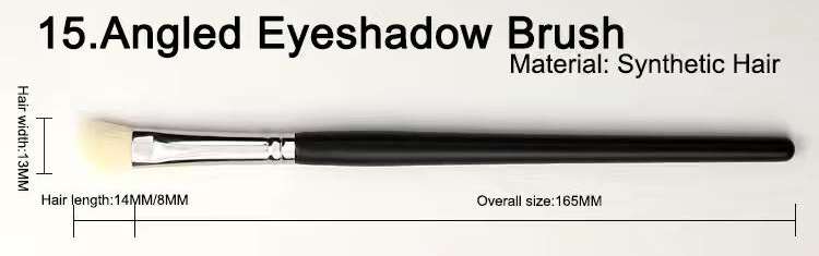 BK15 Angled eyeshadow brush, original dimension drawing