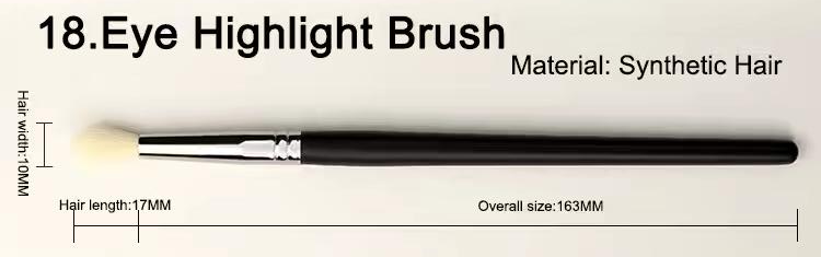 BK18 Eye highlight brush, original dimension drawing