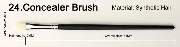 BK24 Concealer brush, original dimension drawing