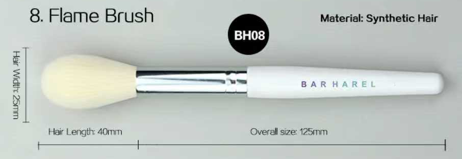 BH08 Flame brush, original dimension drawing