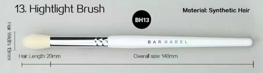 BH13 Highlight brush, original dimension drawing