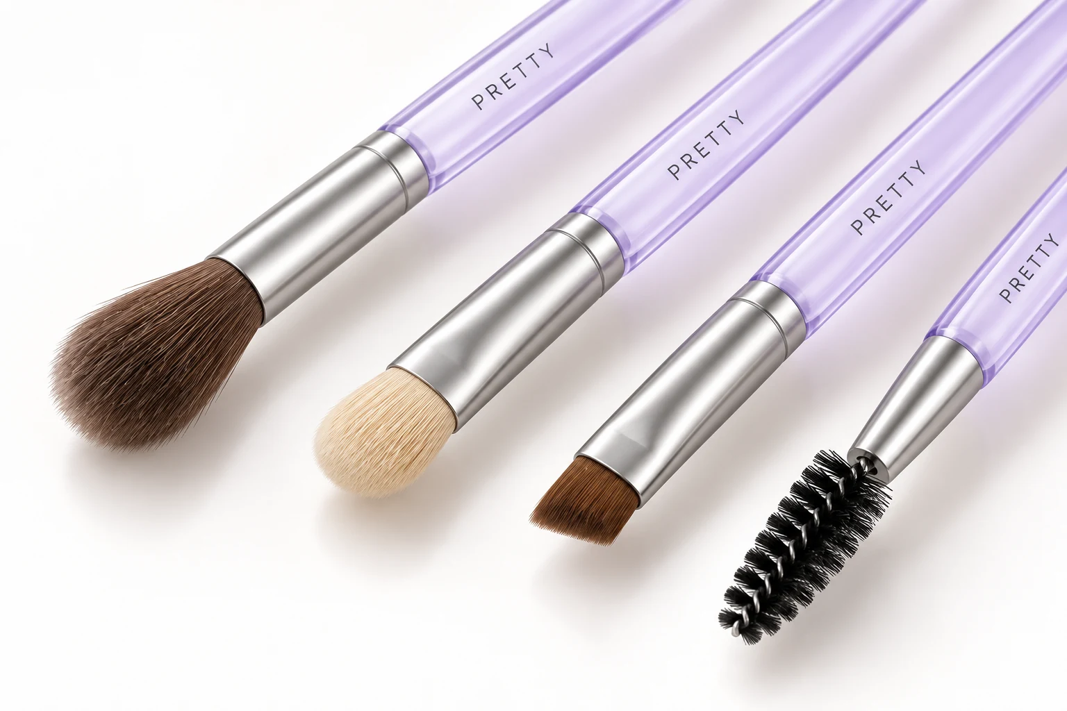 Lavender Mist: compare the four eye and brow tools, AI detail concept