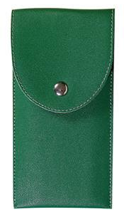 CAT-p037-pouch: Green snap pouch