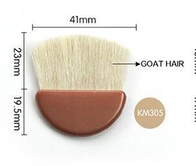 CAT-p049-r3c1: Rounded compact cosmetic brush KM305