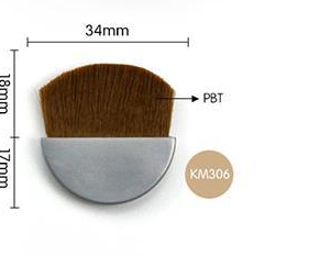 CAT-p049-r3c2: Rounded compact cosmetic brush KM306