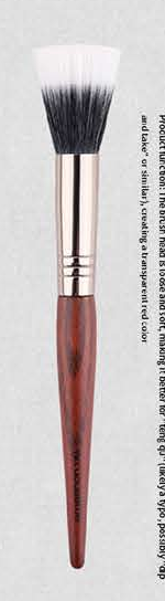 EN-p004-c04: Stipple - Deep red handles, silver-tone ferrules, brown and black/white heads