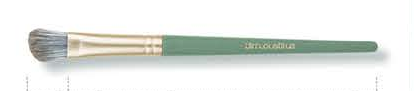 EN-p009-c04: Nose contour - Mint green handles, gold-tone ferrules, gray-brown heads
