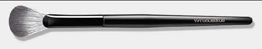 EN-p013-c05: Fan highlighter - Black handles and ferrules; gray/white heads