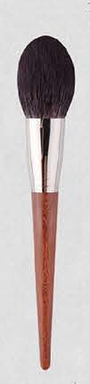 EN-p017-c02: Blush - Red-brown tapered handles, silver-tone ferrules, dark and white-tipped heads