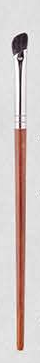 EN-p017-c16: Tapered blending - Red-brown tapered handles, silver-tone ferrules, dark and white-tipped heads