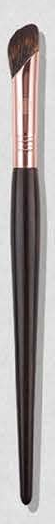 EN-p020-c06: Angled nose - Dark tapered handles, rose-gold-tone ferrules, brown heads