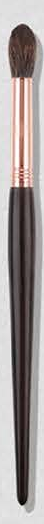 EN-p020-c08: Flame blending - Dark tapered handles, rose-gold-tone ferrules, brown heads