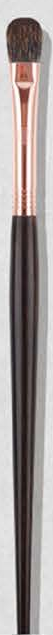 EN-p020-c10: Medium eyeshadow - Dark tapered handles, rose-gold-tone ferrules, brown heads