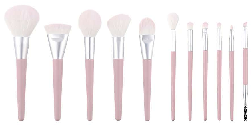 EN-p021-c11: Pink and silver-tone family - Multiple original colors, handle forms and head profiles