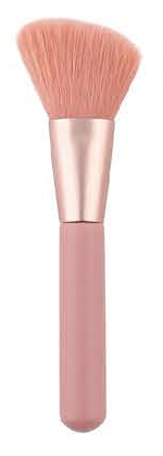 EN-p021-c12: Wide pink face brush - Multiple original colors, handle forms and head profiles