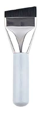 EN-p022-c04: Angled black-head pale-blue handle - Silver-tone, pastel, black and translucent-looking handles and bases