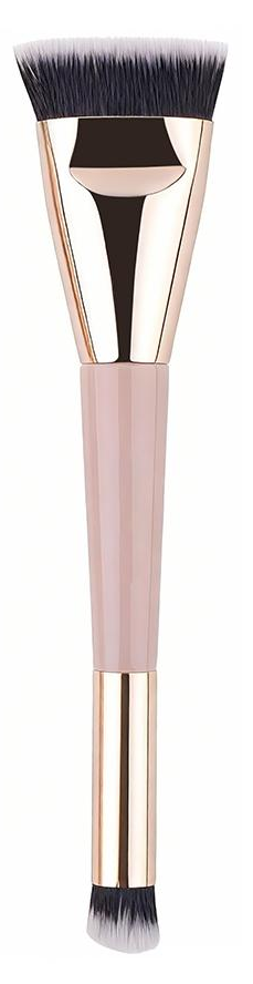 ZB-P001-F07: Dual-ended pink handle brush