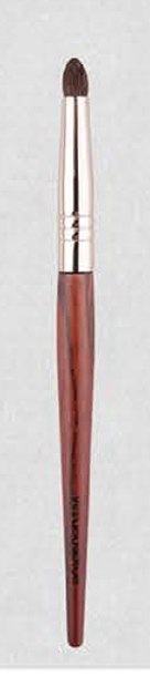 Tapered blending - Deep red handles, silver-tone ferrules, brown and black/white heads