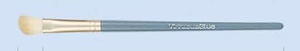 Nose contour - Blue-gray handles, gold-tone ferrules, cream heads