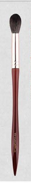 Rounded small head - Burgundy sculpted handles, silver-tone ferrules, dark heads