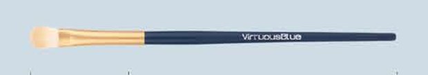 Large eyeshadow - Navy, pale gray, or burgundy handle colorways; gold-tone or silver-tone ferrules