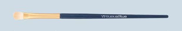 Small eyeshadow - Navy, pale gray, or burgundy handle colorways; gold-tone or silver-tone ferrules