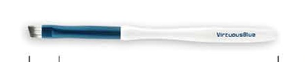 Eyeliner - White handles, reflective-blue ferrules, dark gray/white heads