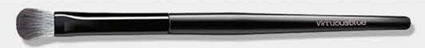 Large eyeshadow - Black handles and ferrules; gray/white heads