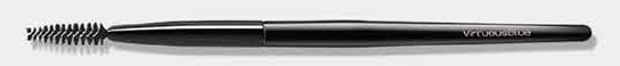 Spiral lash - Black handles and ferrules; gray/white heads