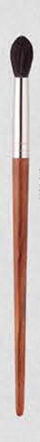 Nose contour - Red-brown tapered handles, silver-tone ferrules, dark and white-tipped heads