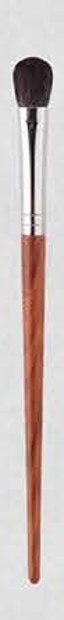 Medium eyeshadow - Red-brown tapered handles, silver-tone ferrules, dark and white-tipped heads