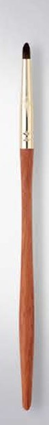 Small tapered blending - Red-brown handles, gold-tone ferrules, brown heads