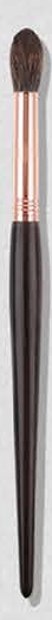 Flame blending - Dark tapered handles, rose-gold-tone ferrules, brown heads