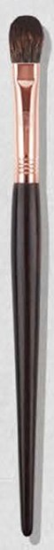 Large eyeshadow - Dark tapered handles, rose-gold-tone ferrules, brown heads