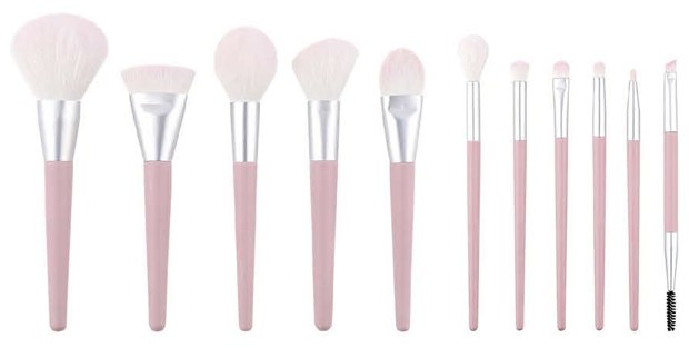 Pink and silver-tone family - Multiple original colors, handle forms and head profiles