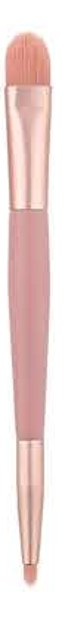 Double-ended tapered pink brush - Multiple original colors, handle forms and head profiles