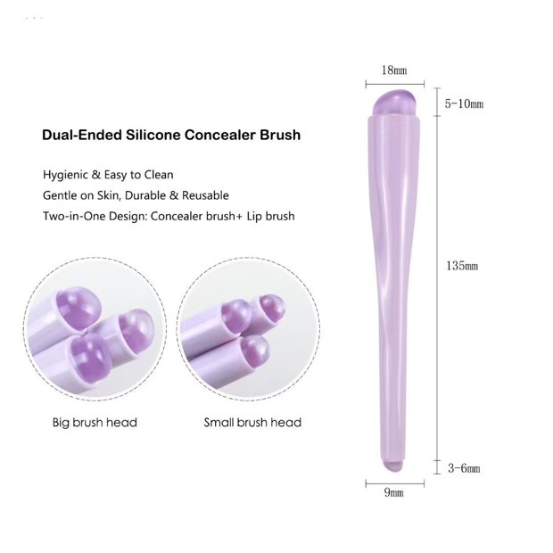 Lavender dual-ended rounded-tip applicator