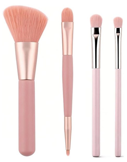 Rose and pink handle brush lineup