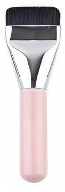 Wide flat dark head and pink handle