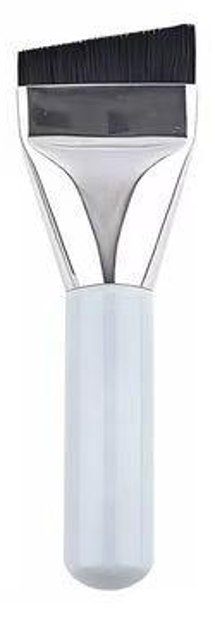 Wide angled dark head and pale blue handle