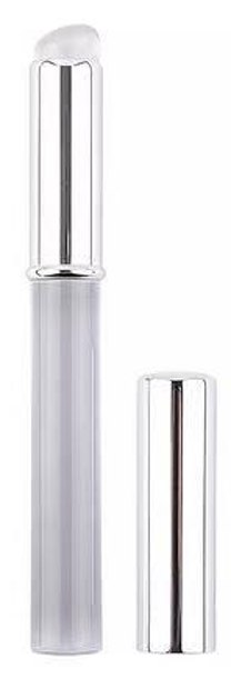 Clear rounded tip applicator with gray base and cap