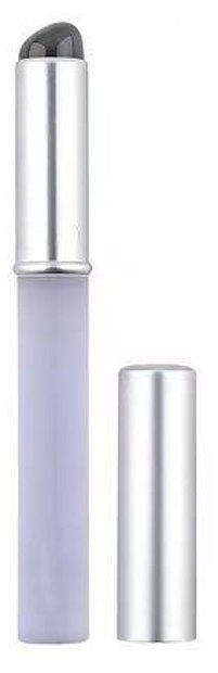 Dark rounded tip applicator with lilac base and cap