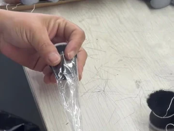 Protective sleeve handling beside brush heads